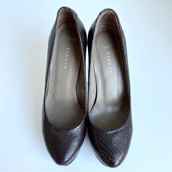 6 TERGAN Pumps Career Shoes Platform Stilettos High Heels - Picture 3 of 14